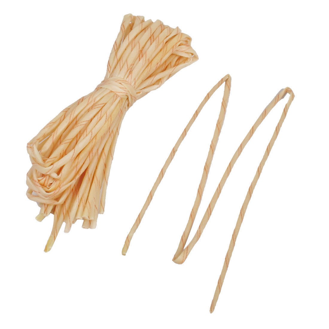 20 Pcs 93cm 4mm Dia. PVC Fiberglass Insulating Sleeving Sleeve