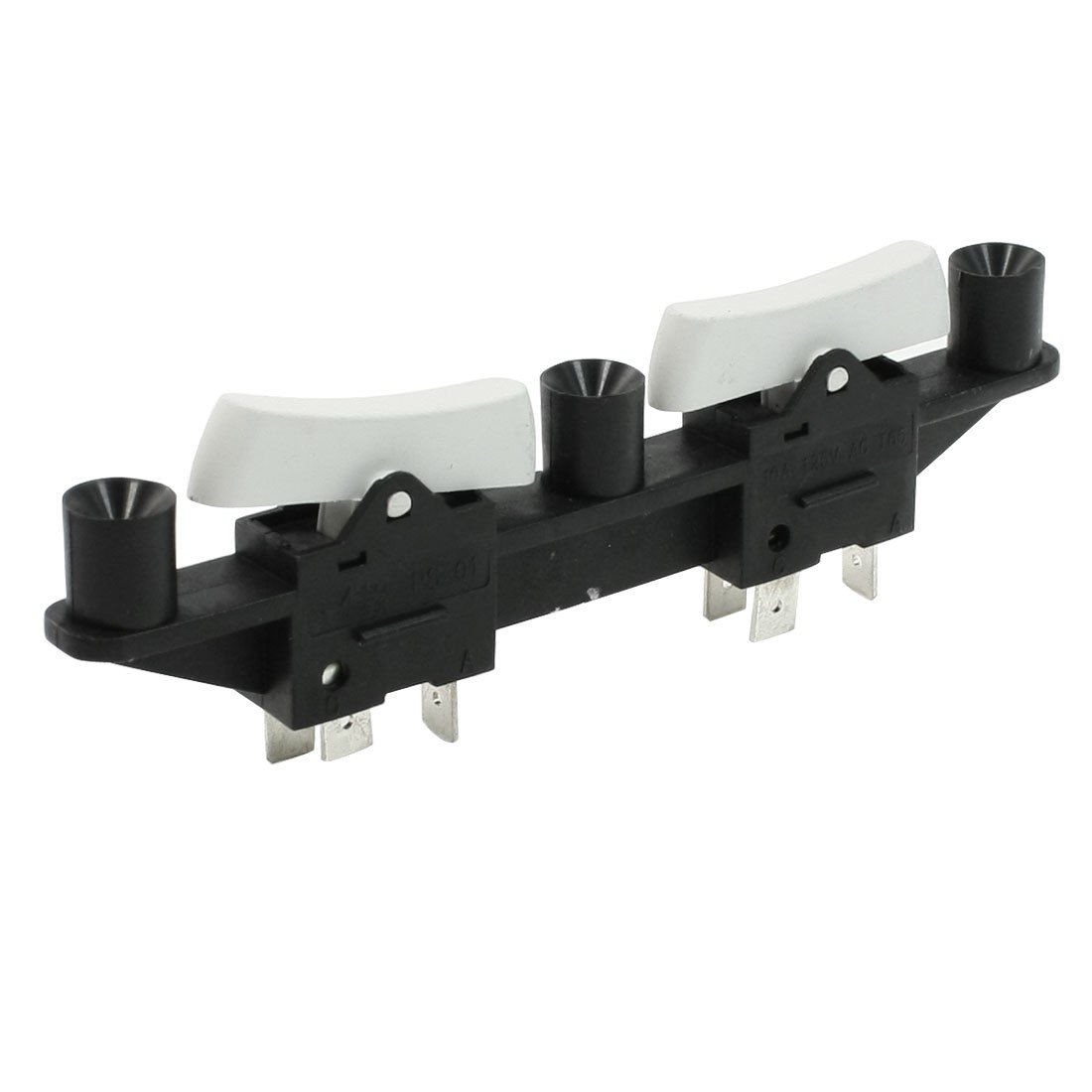 PS-01 AC 125V 10A 6 Pin SPST 3 Positions 2 Push Button Switch for Range Hood