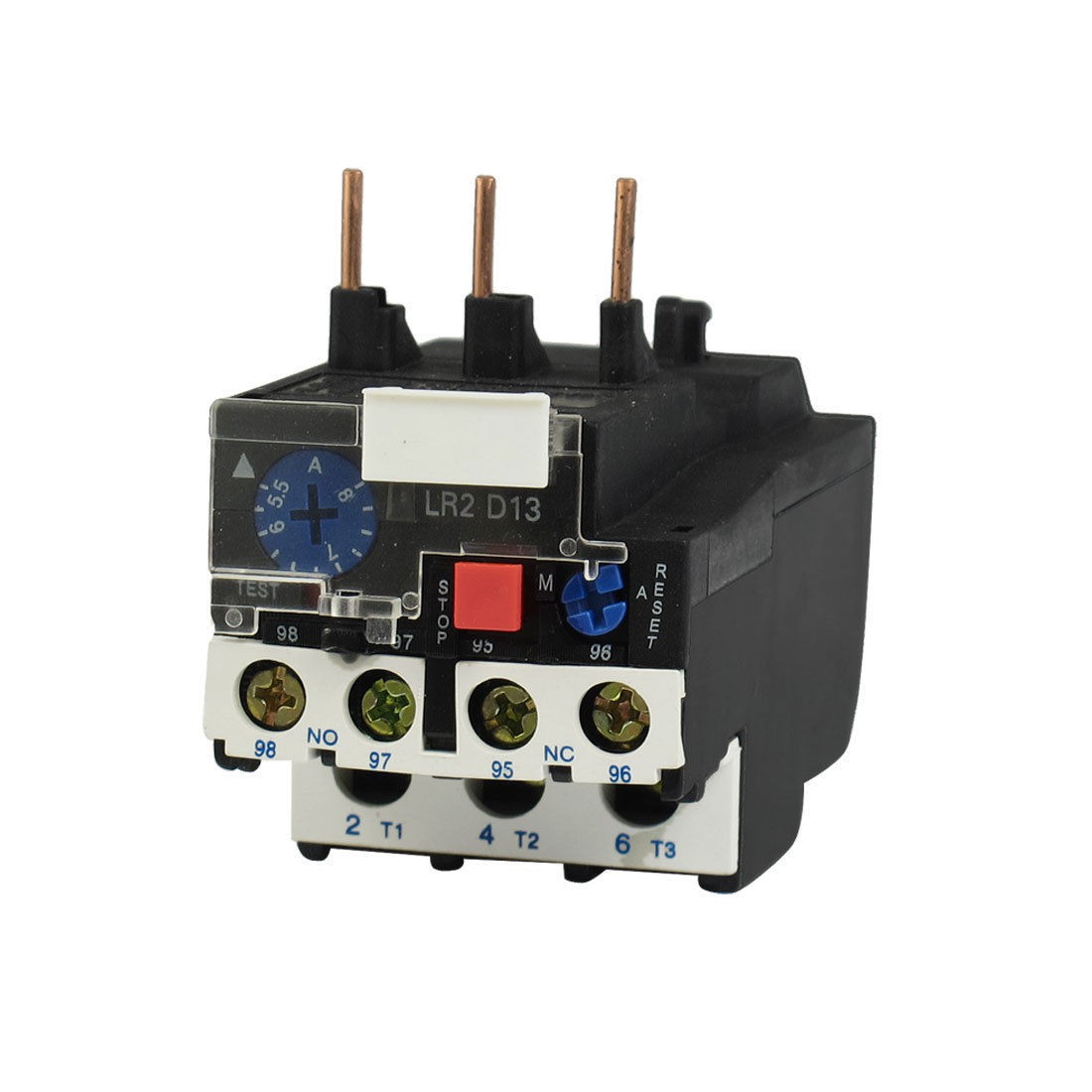 LR2-13 8A 5.5-8A 3-Phase 1NO 1NC Electric Thermal Overload Relay