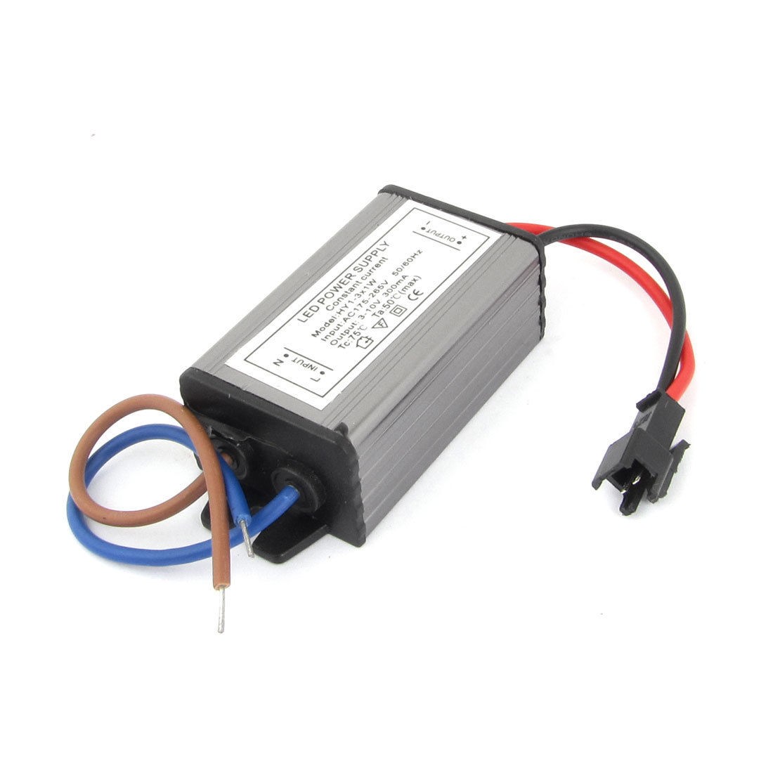 AC 175-265V 3-10V 300mA Aluminum Housing LED Power Supply Driver HY1-3X1W