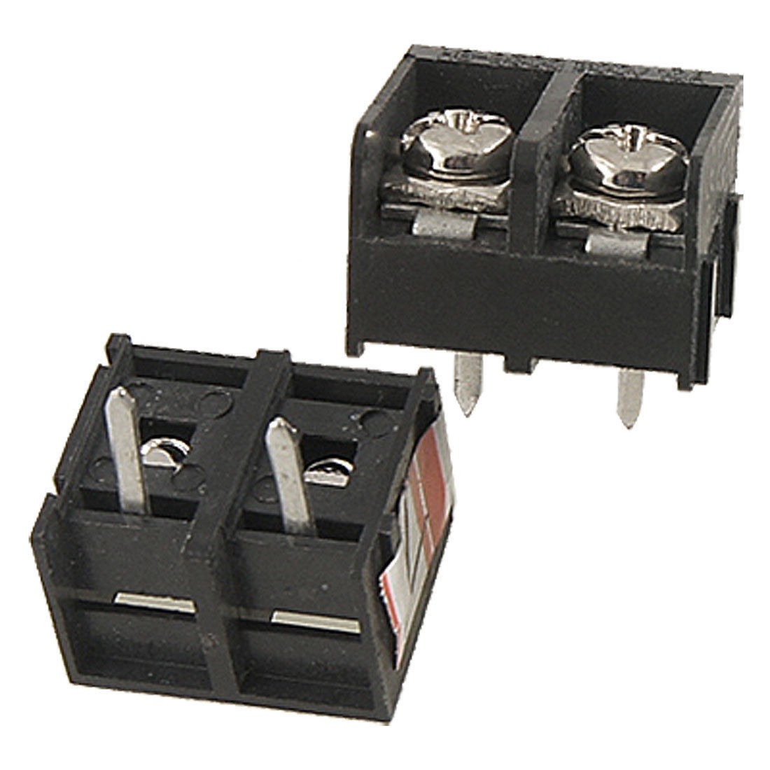 5 Pcs 9.5mm Pitch 2P Single Row PCB Barrier Screw Teminal Blocks