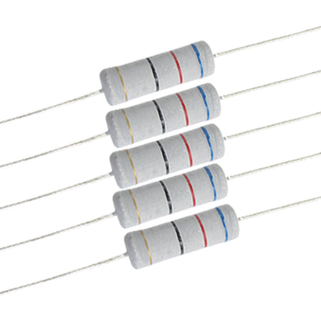 10 x 5W 700V 62 ohm Metal Oxide Film Resistors 62R