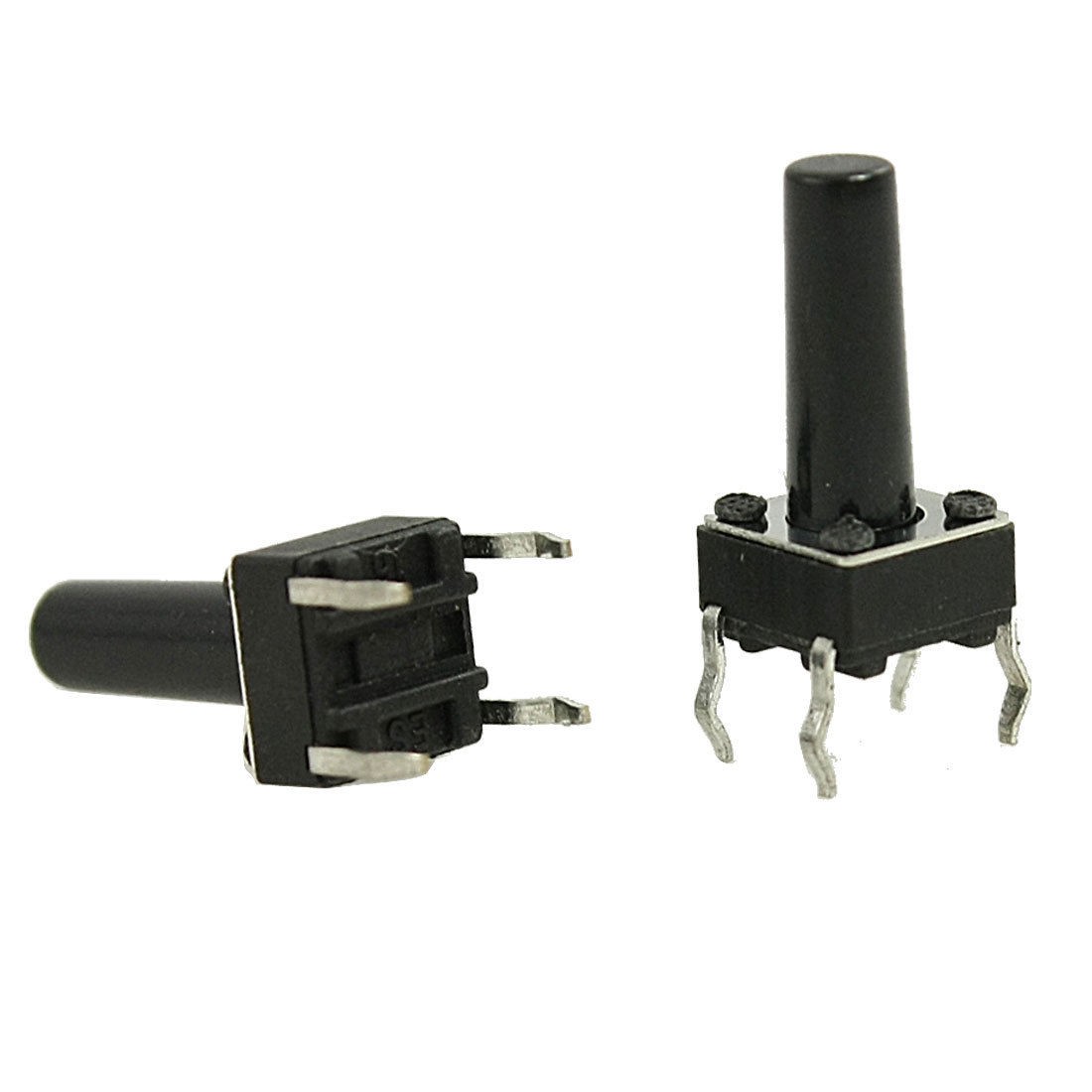 100 Pieces 6 x 6 x 13mm PCB Momentary Tactile Tact Push Button Switch 4 Pin DIP