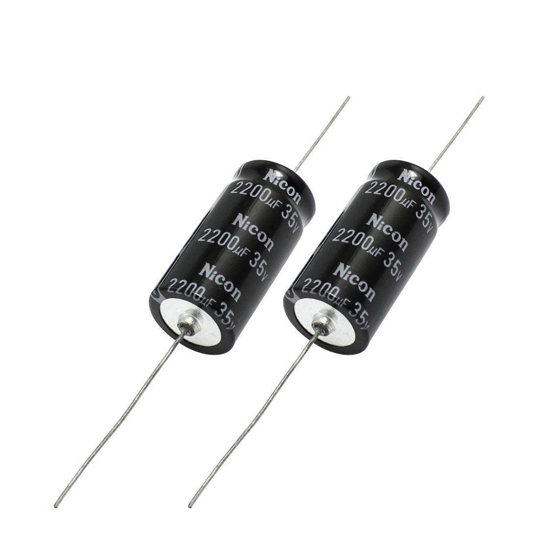 2Pcs 16mmx30mm 2200uF 35V 105C Polarized Radial Electrolytic Capacitor