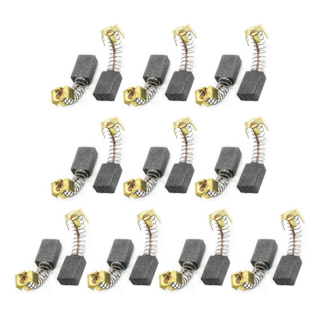 10 Pairs Electric Drill Motor 7/19" x 9/32" x 3/16" Carbon Brushes