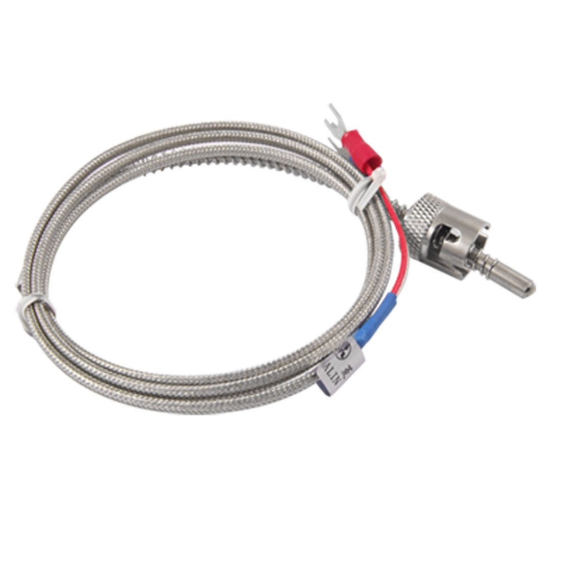 3.3ft K Type Thermocouple 0-400C Sensor Bayonet Mount for Temperature Controller