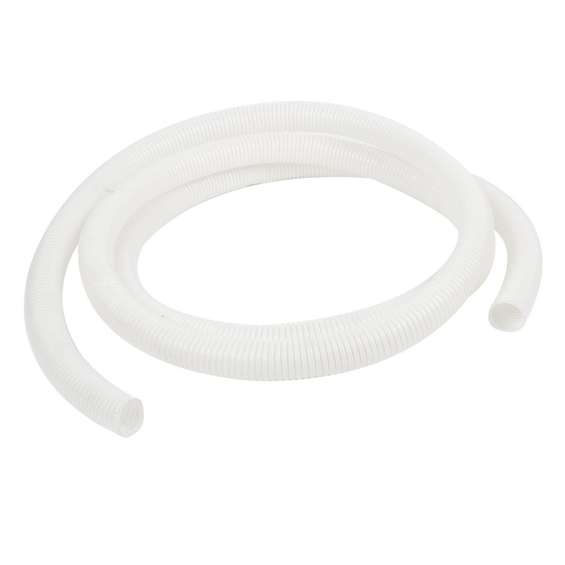 3 Meters 26mm Dia Plastic Flame Corrugated Hose White