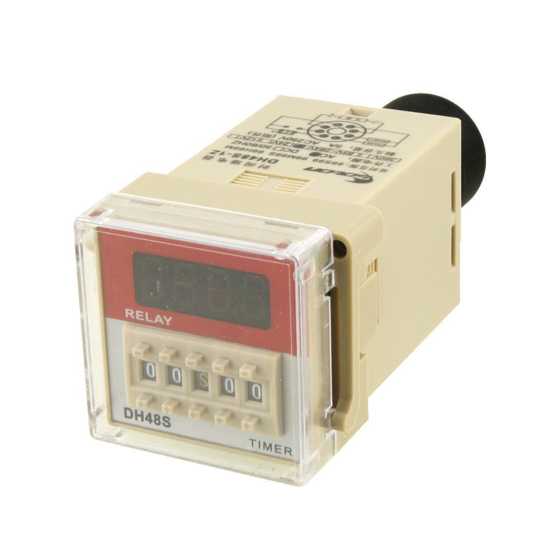 DH48S-1Z 0.1s-99.99s 4 Digits Electrical Time Relay AC 85-264V