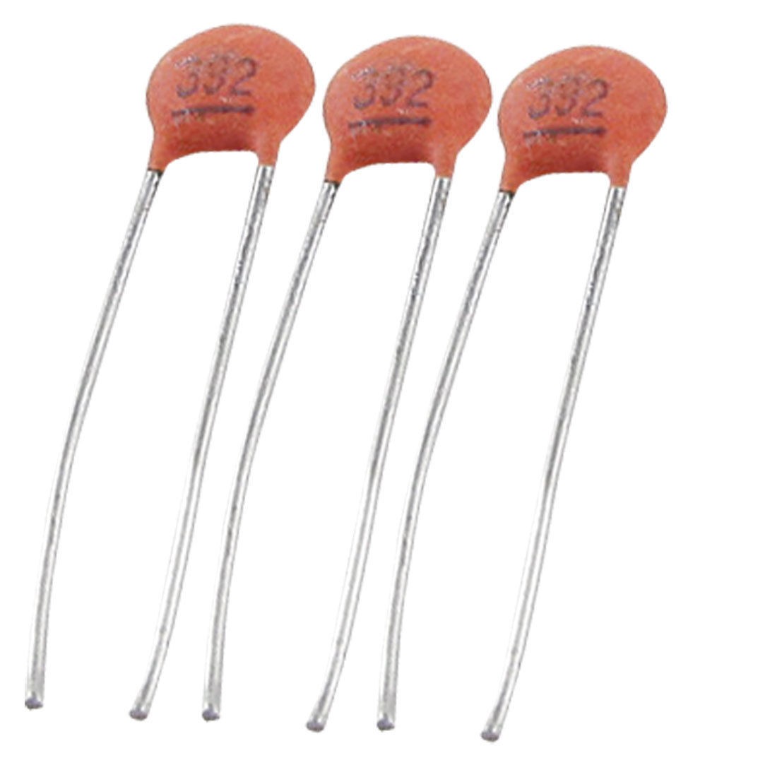 100 x 3900pF Through Hole DIP Ceramic Disc Capacitors New