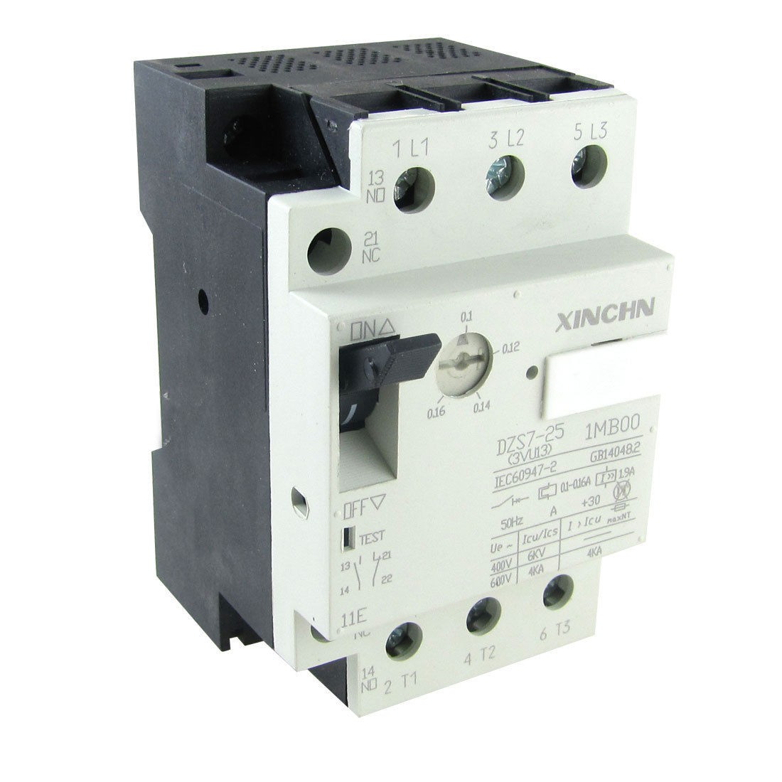 DZS7 25 3VU13 0 1 0 16A 3 Pole Moulded Case Circuit Breaker