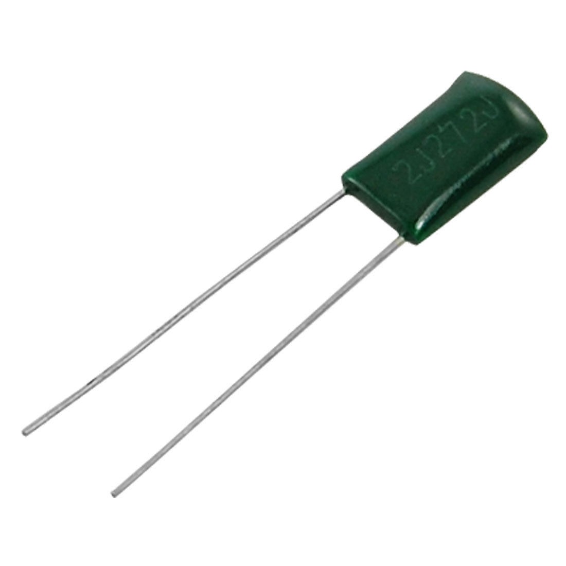 100 Pcs 2700pF 0.0027uF 5% 630V Polyester Film Capacitors 2J272J