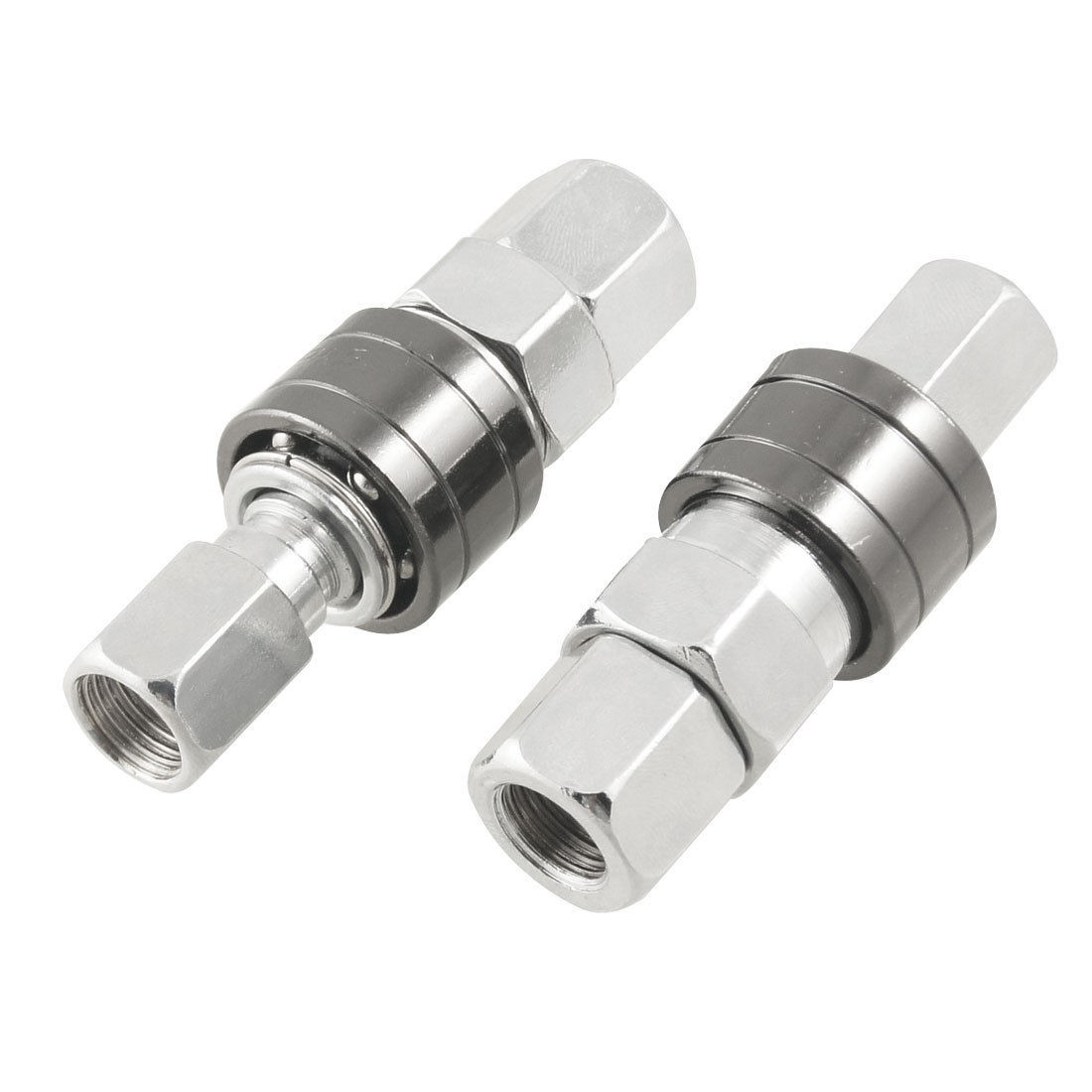 2 Pcs Pneumatic F Thread Air Flow Quick Connecting Coupler 20SF 20pf Set