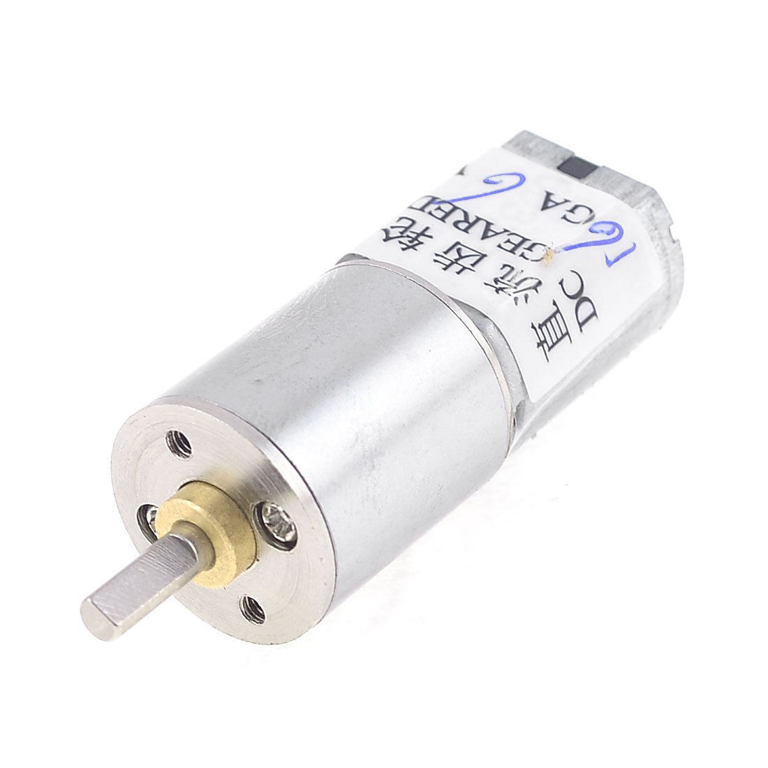 10RPM 3mm Shaft Dia Cylinder Shape Speed Reducing Gearbox Geared Motor 6VDC