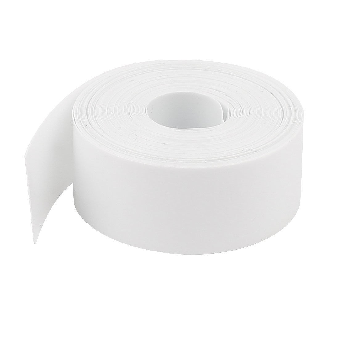 33ft 10M Long 23mm 48 Ratio PVC Heat Shrinkable Tubing White for 1 x AA Battery