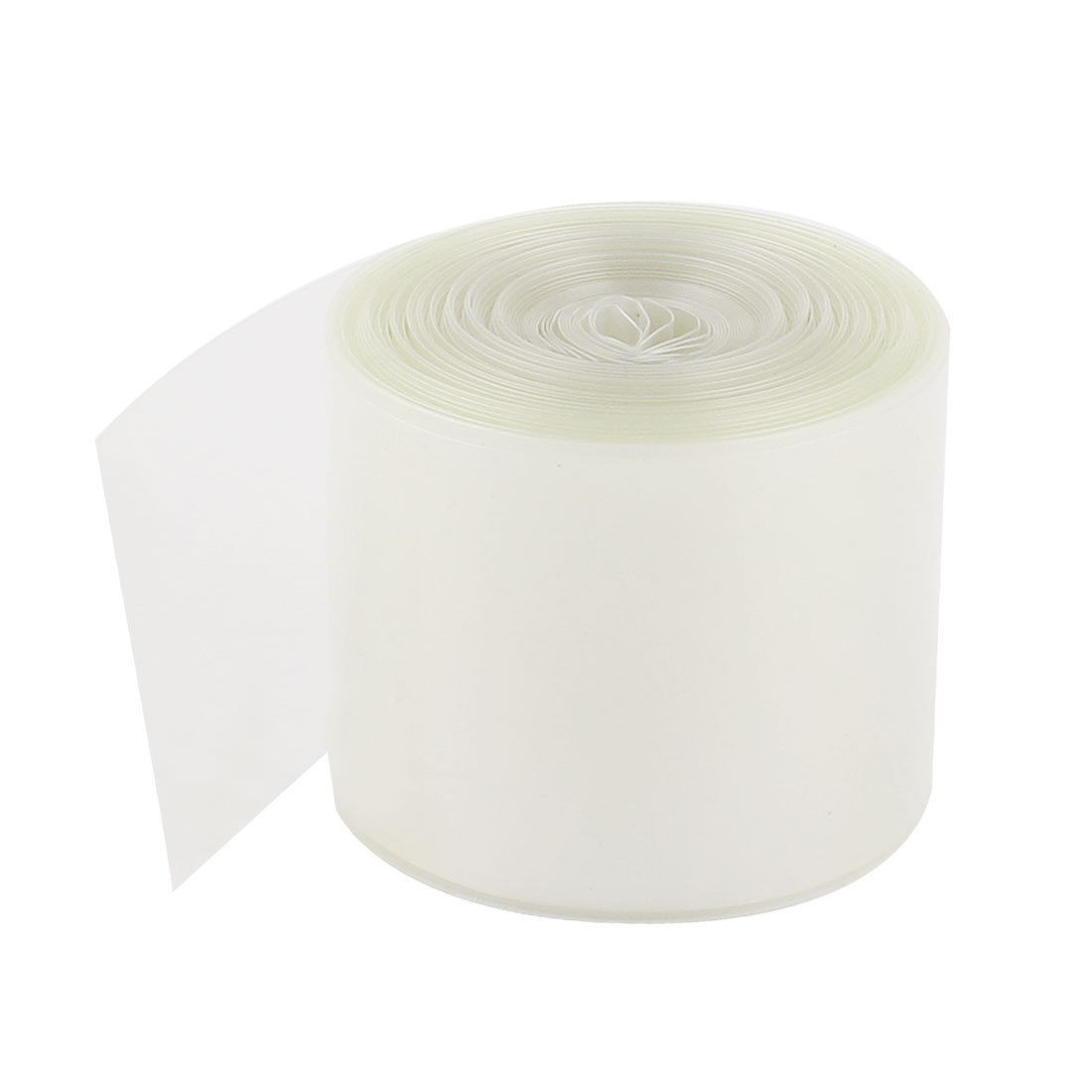 50mm Width PVC Heat Shrink Tubing Tube Clear 10Meter for 2 x 18650 Batteries