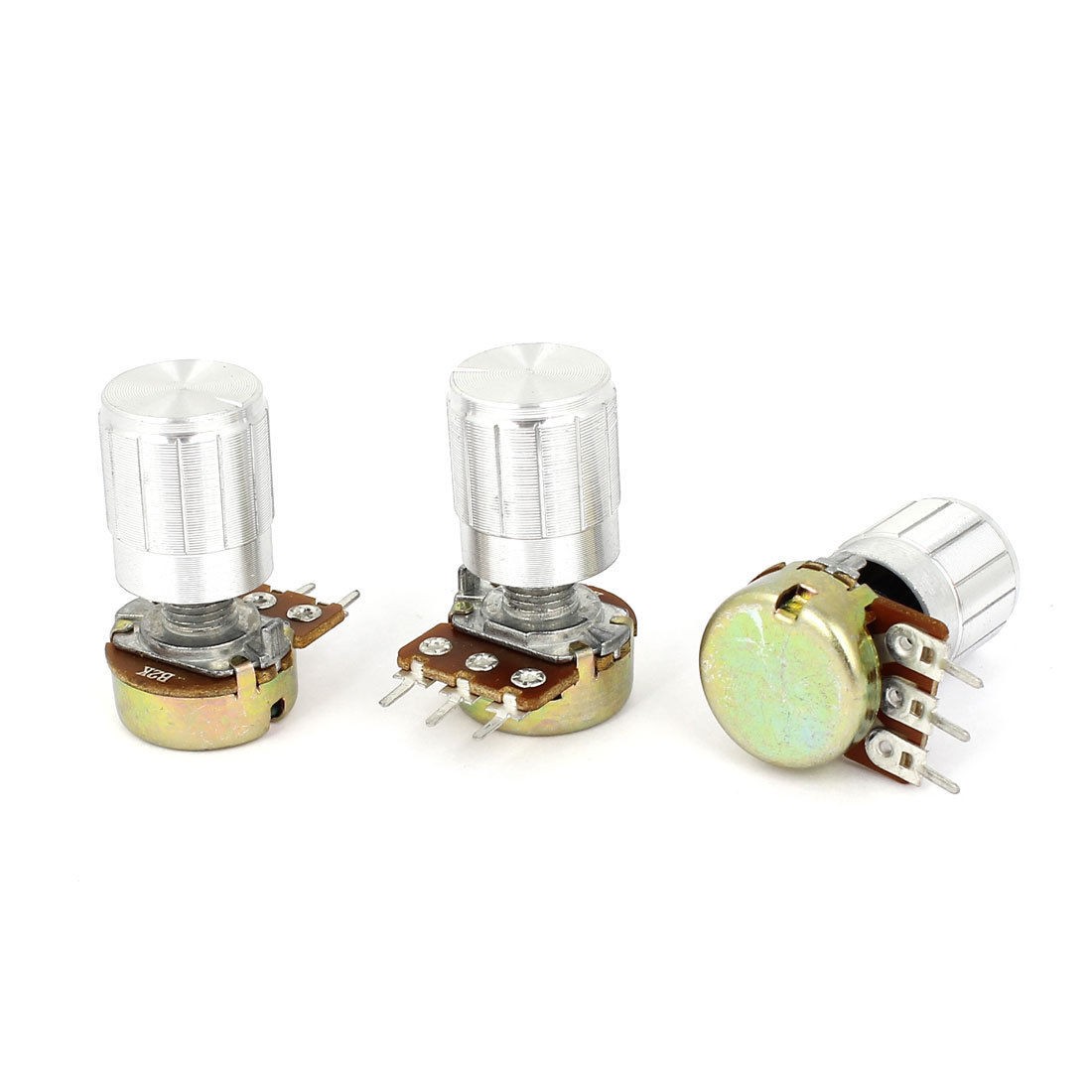 3pcs 2K Ohm Linear Taper Rotary Potentiometer 2KB B2K Pot