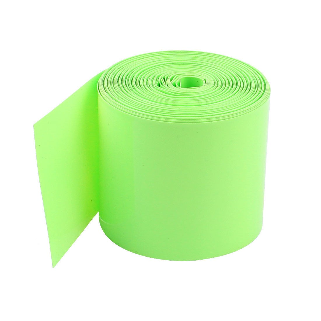33ft 10M 50mm Light Green PVC Heat Shrink Tube Wrap Cover for 2 x 18650 Battery