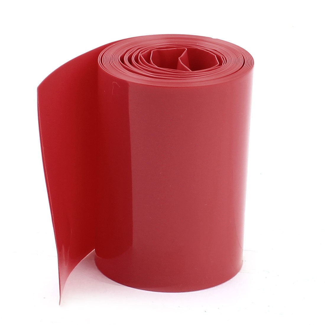 2Meters 50mm Width PVC Heat Shrink Wrap Tube Red for 2 x 18650 Battery