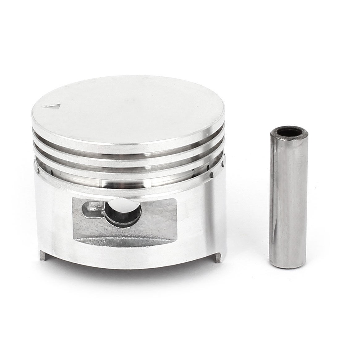 52mm Dia Silver Tone Air Compressor Generator Mower Engine Motor Piston w Ring