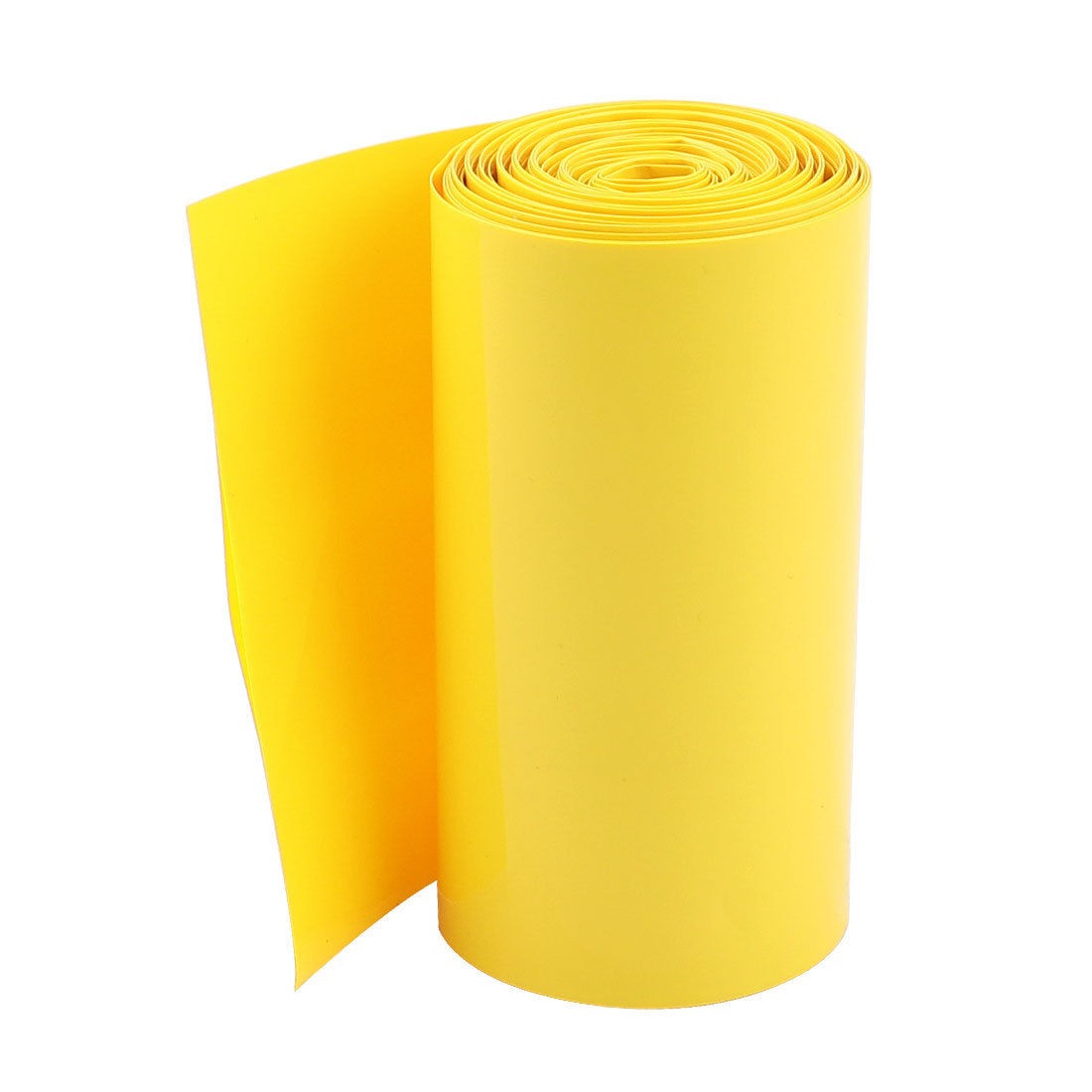 85mm Width PVC Heat Shrink Tubing Tube Yellow 5Meters for 18650 Batteries Pack