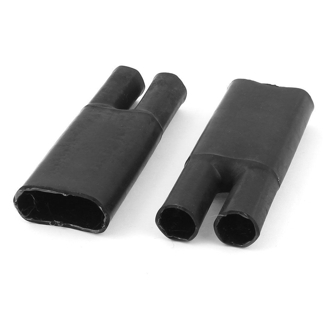 2pcs 43mm 15mm 2 Way Heat Shrink Breakout Boot Cable Jointing for 25 50MM2 Wire