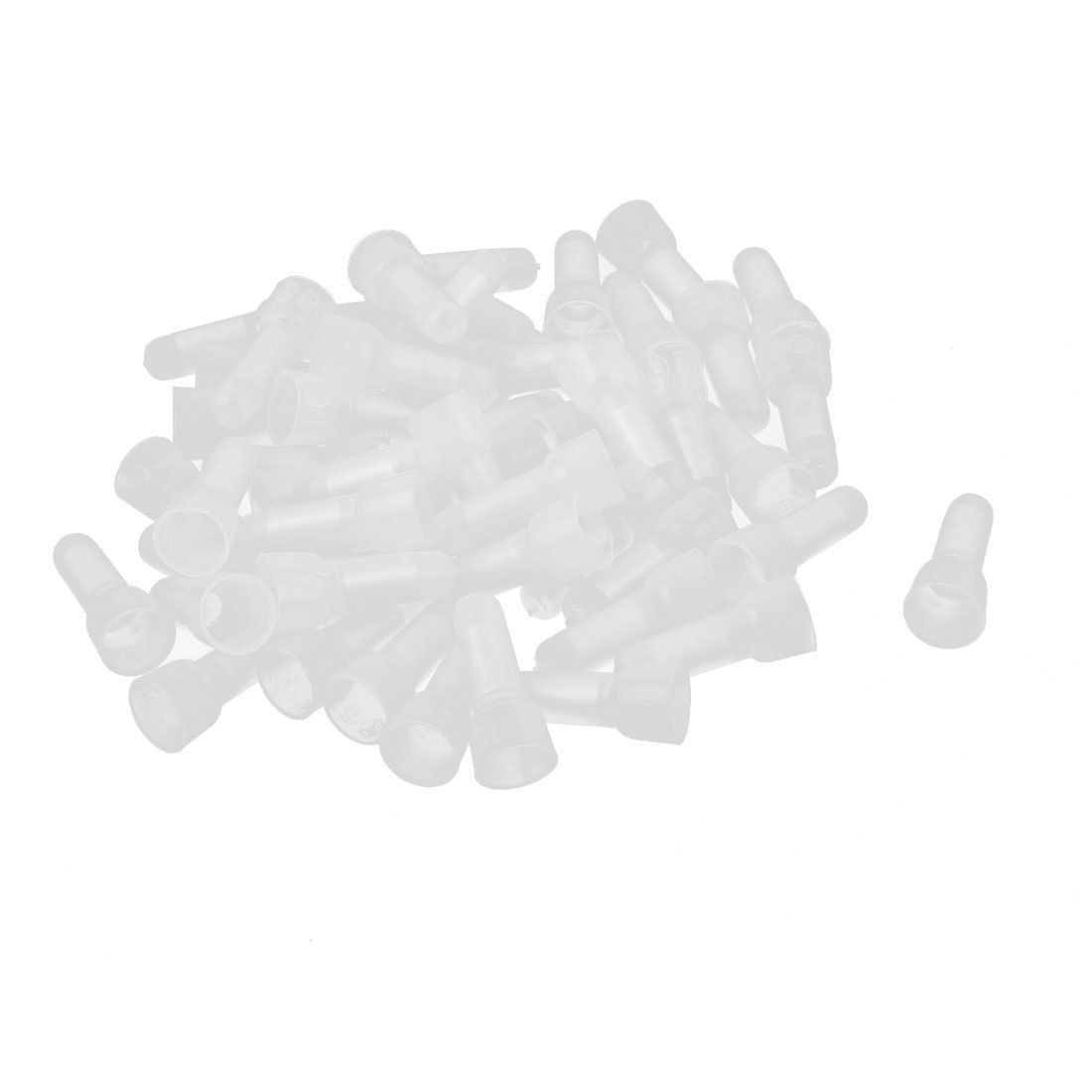 CE1X 22 18AWG Plastic Safe Crimp Closed End Wire Connector 7mm x 18mm 50 Pcs