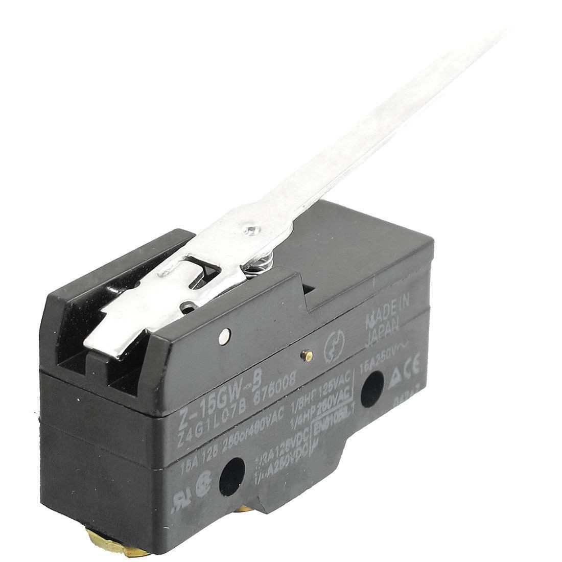 AC 250V 15A Long Hinge Lever Momentary Micro Switch Microswitch