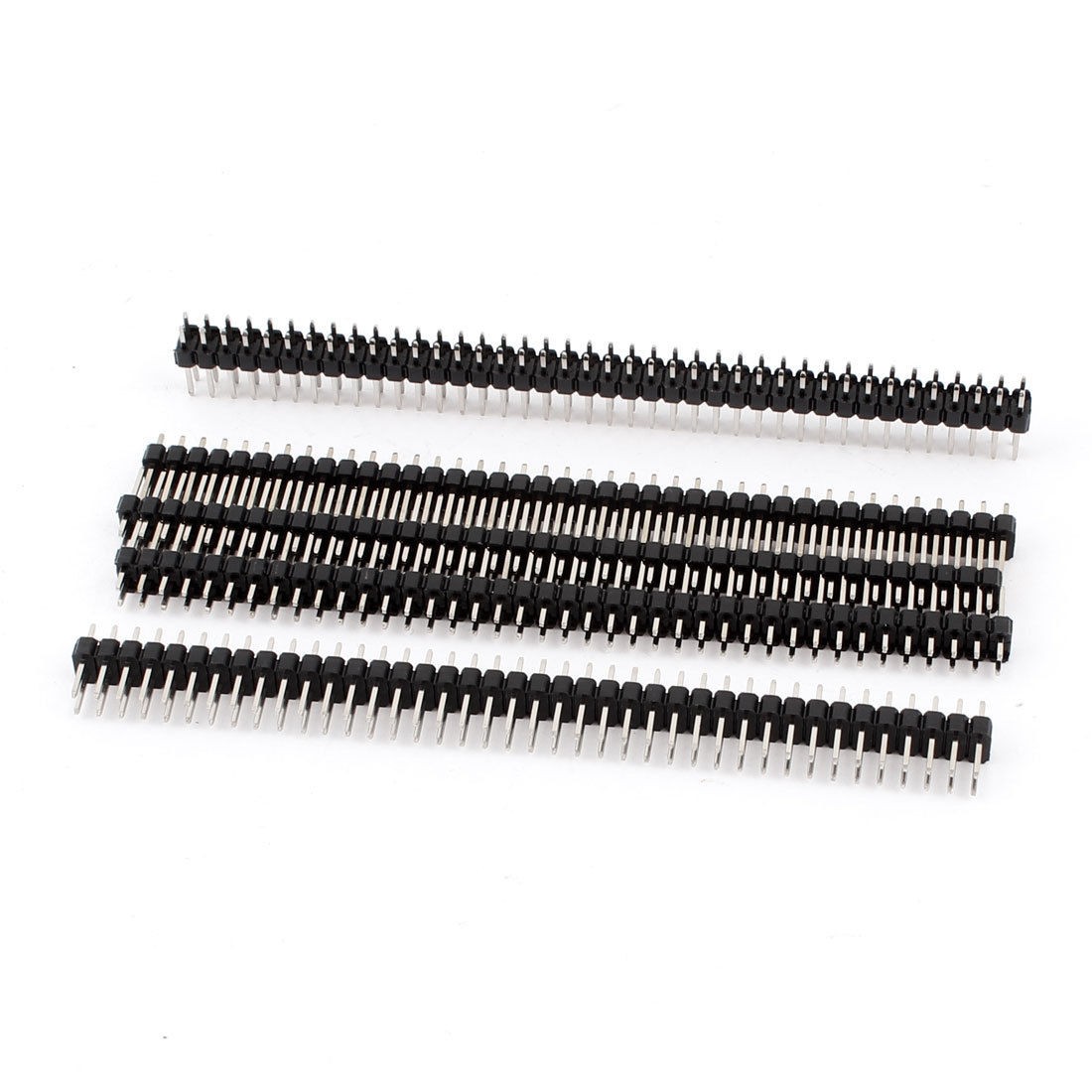 5 Pcs 2x40 80pin 2 54mm Double Row Straight Male PBC Pin Header Strip