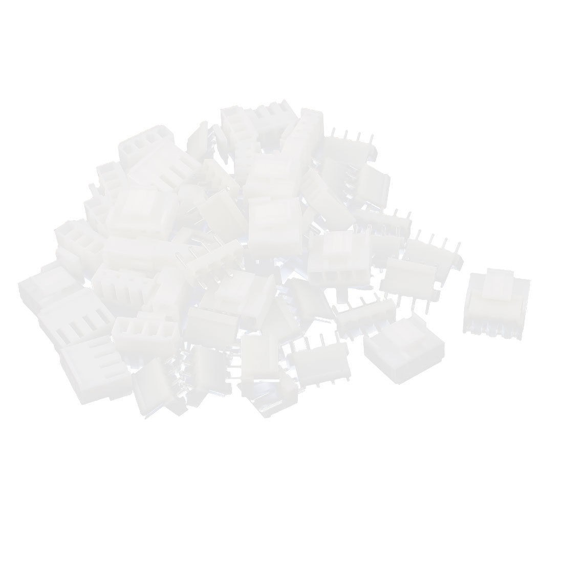 60pcs White VH3 96 4P Connectors 3 96mm Pitch Pin Header Housing