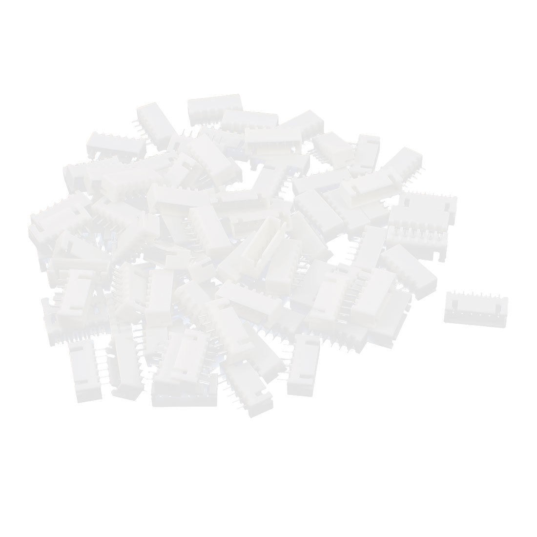 90pcs XH 2 54mm Pitch 6P Male Pin Header Connector for PCB Board