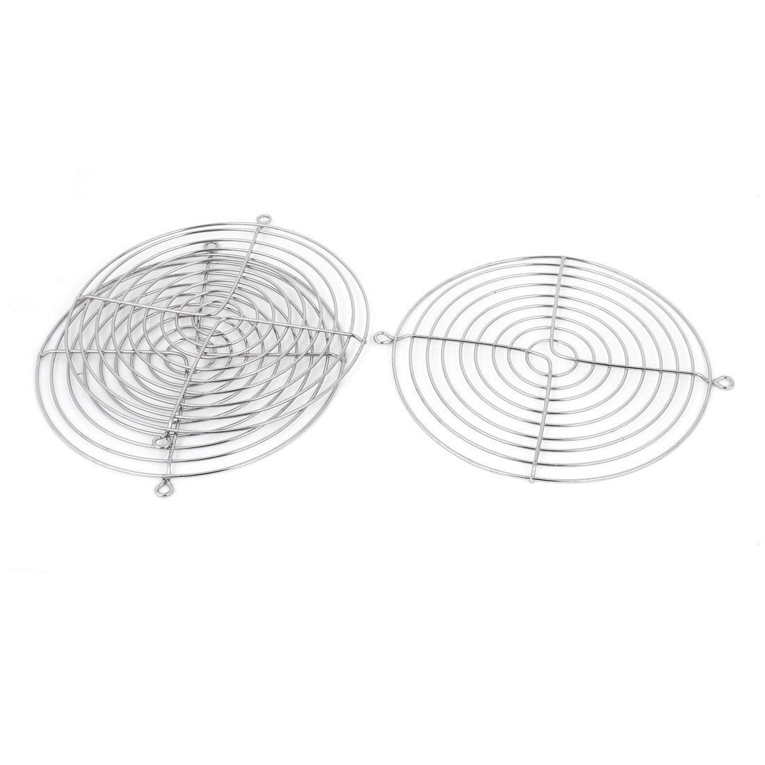 3 Pcs Silver Tone Cooling Fans Part Grill Guard Protector for 147x147mm Case Fan