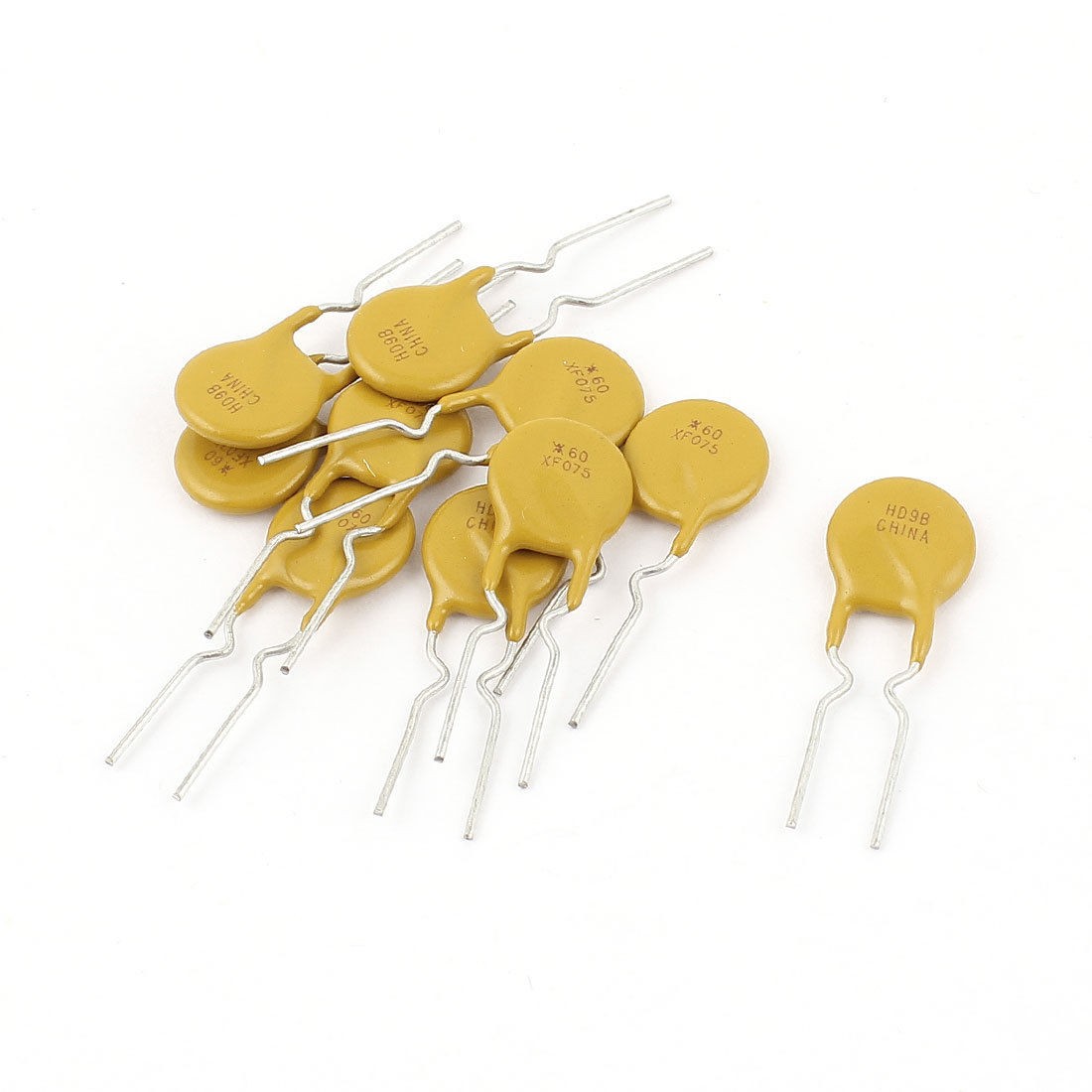 10 Pcs 60V 0.75A 750mA Resettable Fuse Radial PPTC Polyswitch