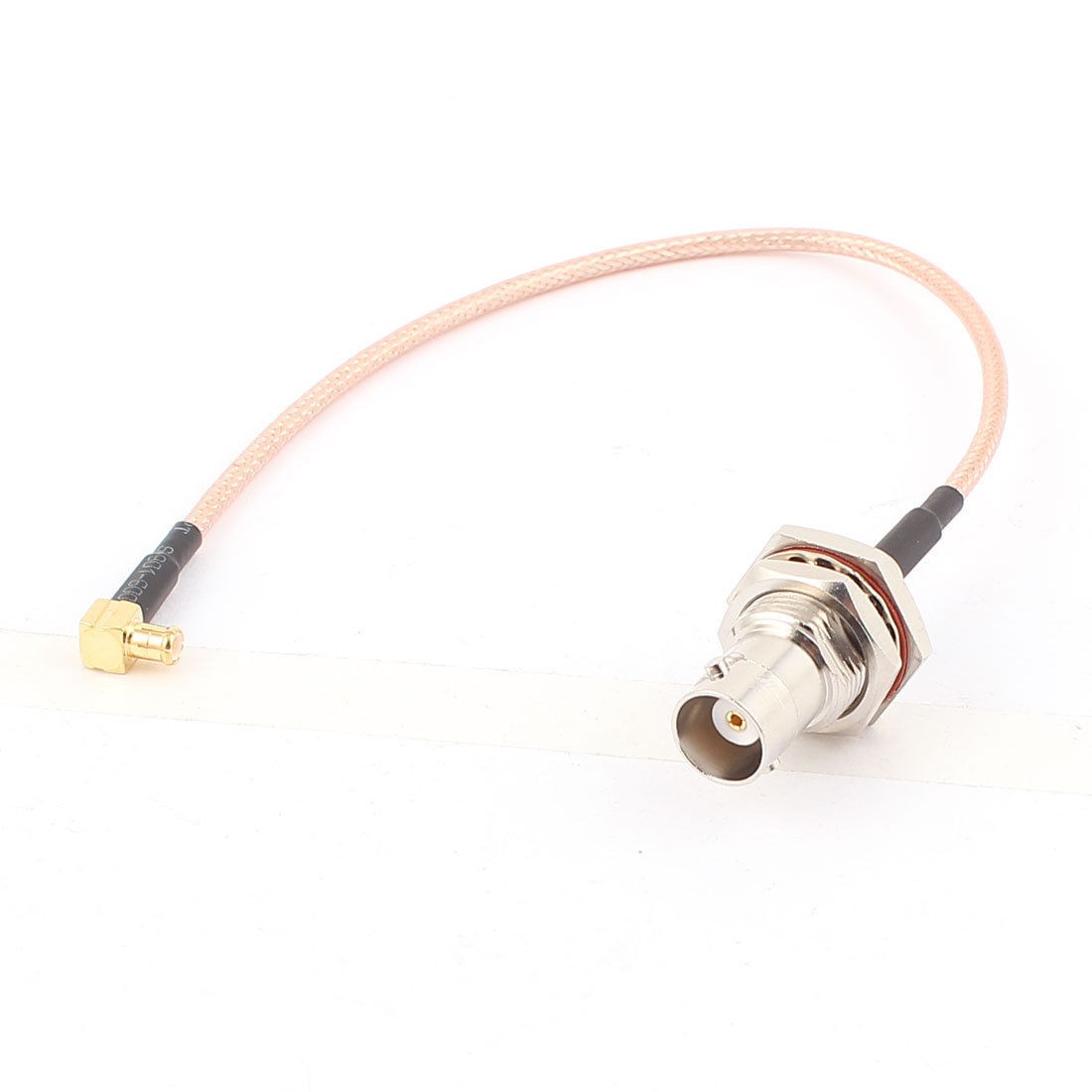 BNC Female to MCX Male Right Angle Adapter Connector RG316 Coaxial Cable 20cm
