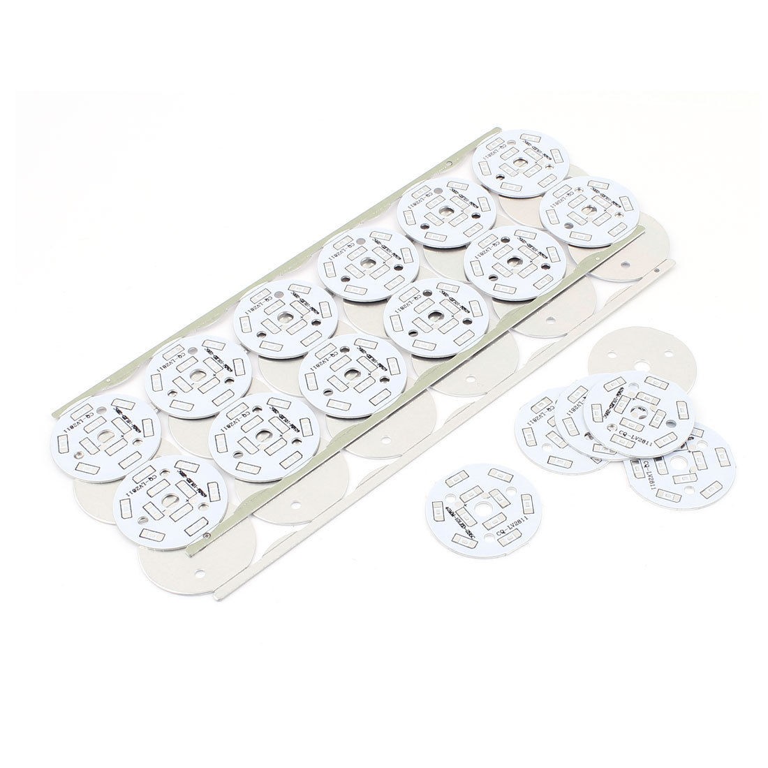 30 Pcs 10 x 1 2W 5730 SMD LED DIY Circle Aluminum PCB Circuit Board 40mm Dia