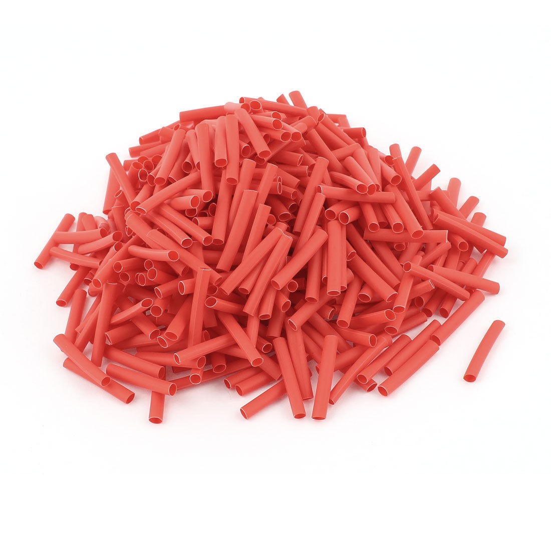 500pcs 3mm 2 1 Red Polyolefin Heat Shrink Tubing Tube Wire Wrap