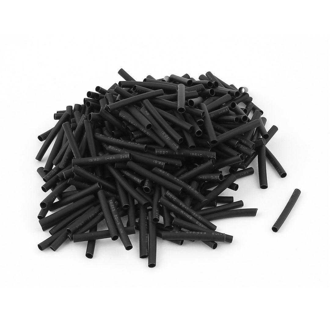 300pcs Wrap Wire 2 5mm Dia Ratio 2 1 Heat Shrink Shrinkable Tube Sleeving