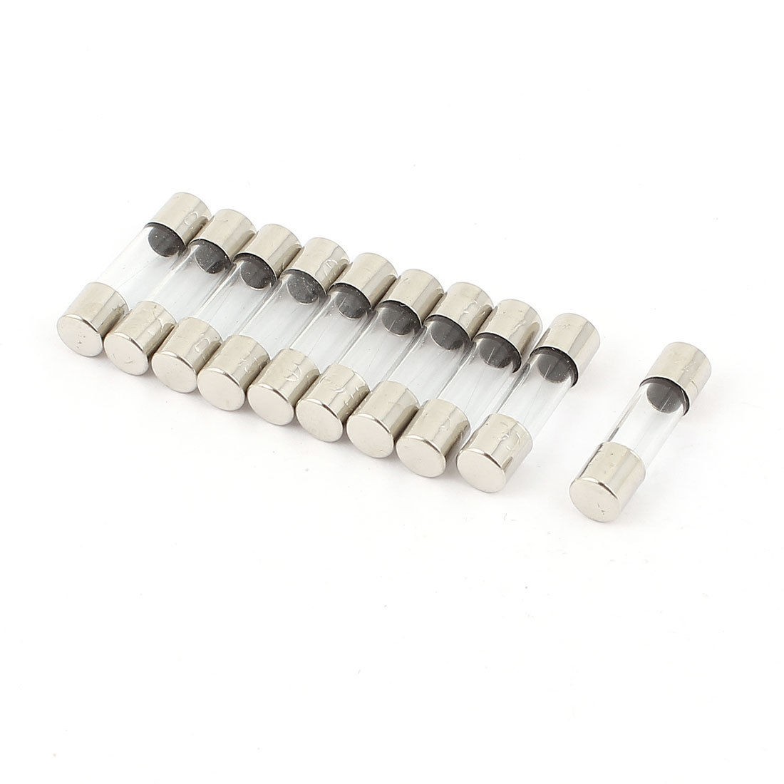 10pcs 250V 0 2A 200mA Quick Fast Blow Glass Fuses Tubes 5mm x 20mm