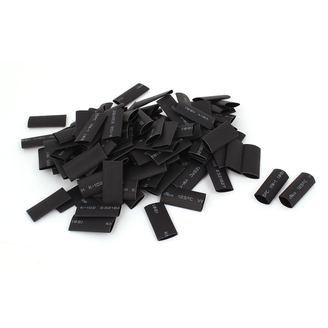 300pcs 8mm Polyolefin 2 1 Heat Shrink Tubing Wire Wrap Cable Sleeve 30mm Long