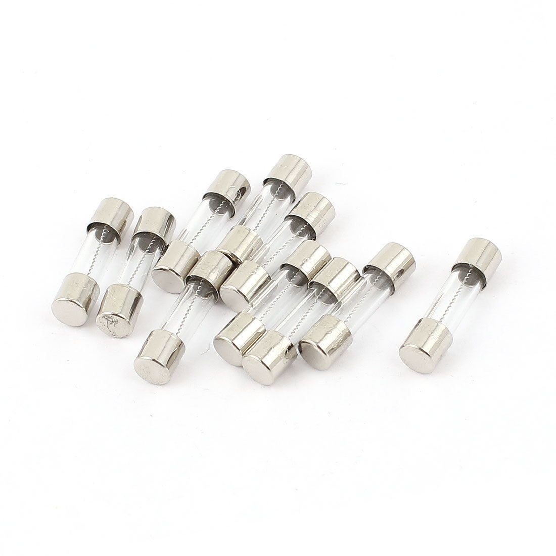 10 Pcs 250V 4A 4Amp Slow Blow Glass Fuses Tubes 5mm x 20mm