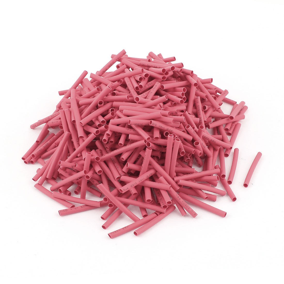 500pcs 2 1 2mm Red Polyolefin Heat Shrink Tubing Tube Wire Wrap