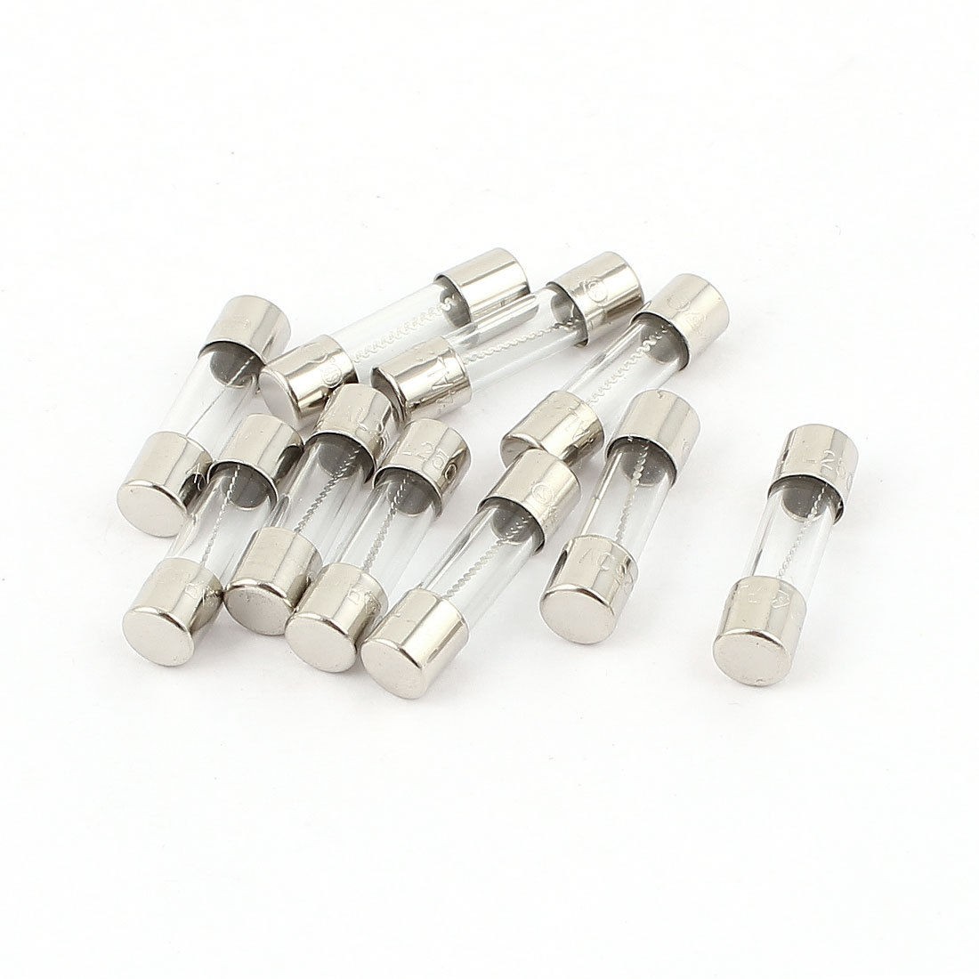 10Pcs 250V 4A Glass Fuses Slow Blow Time Delay Tubes 5mm x 20mm