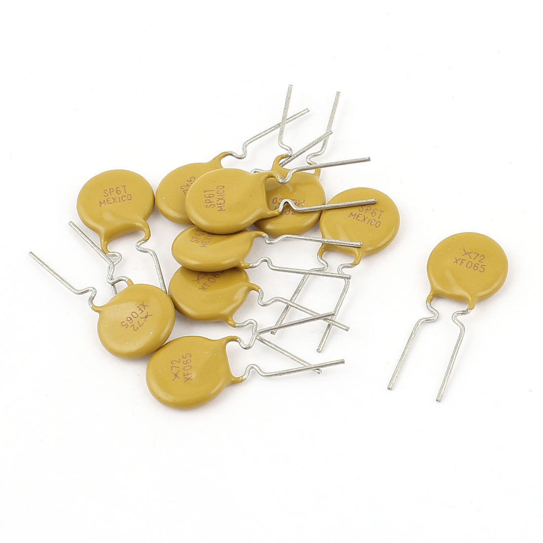 10pcs 72V 650mA 0 65A Resettable Fuse Radial Lead PPTC PolySwitch