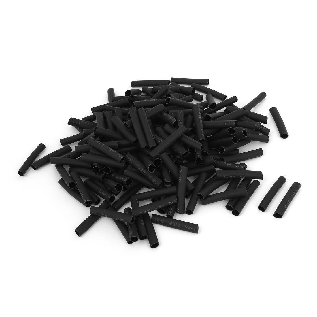 400pcs 4mm Dia Heat Shrink Tubing Wire Wrap Electrical Connection Sleeve 2 1