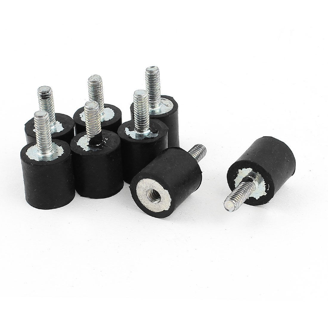 8Pcs M4 Air Compressor Rubber Vibration Mount Isolator 13mm x 13mm