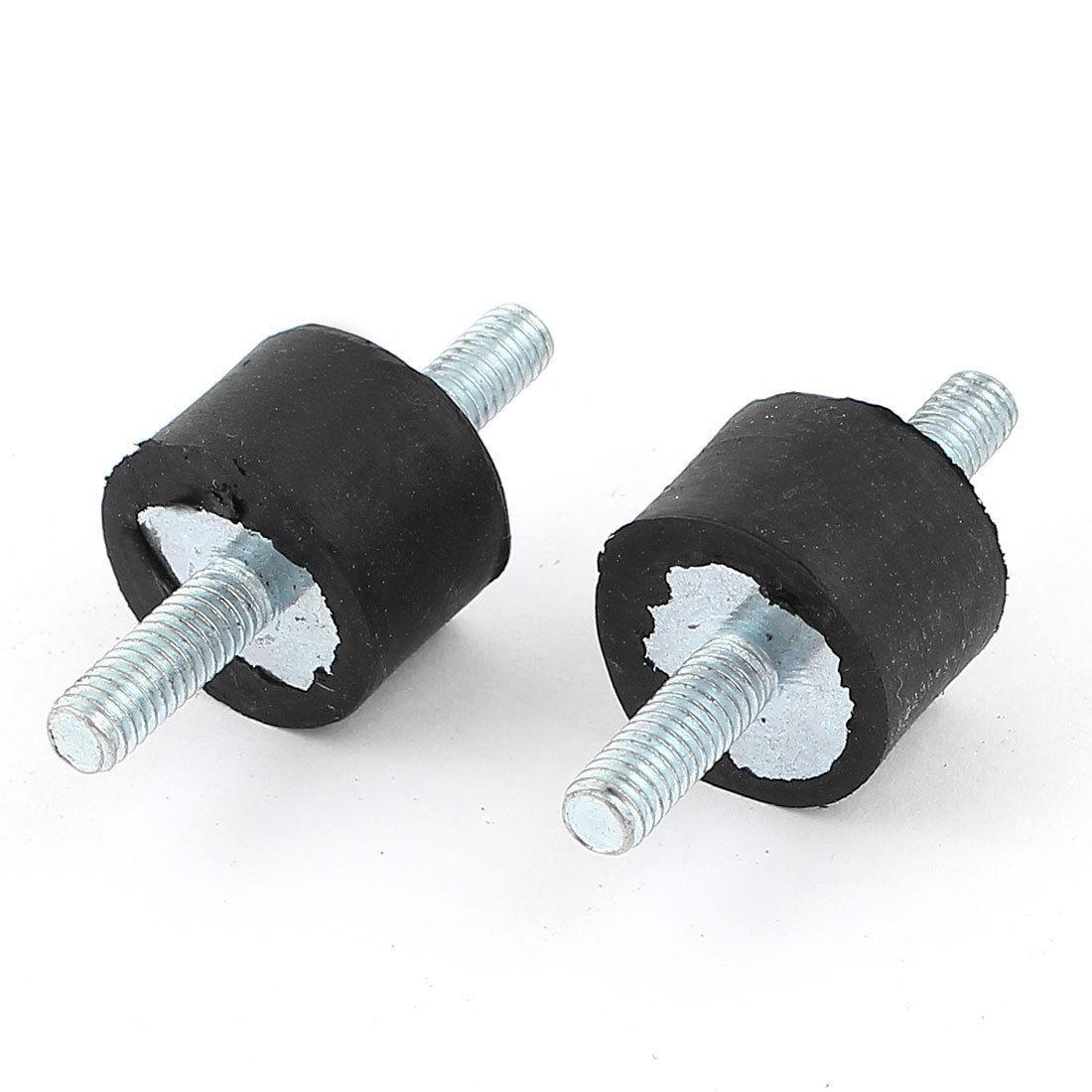 2 Pcs 5 8" x 3 8" Rubber Shock Absorber Vibration Isolator Mounts M4