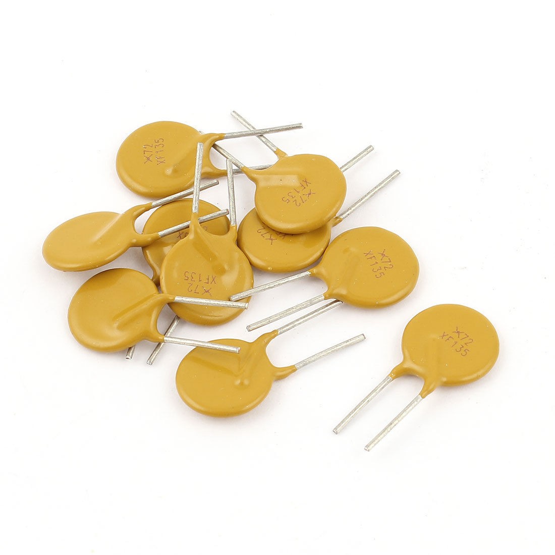 10 Pcs 72V 1 35A Resettable Fuse Radial Lead Type PPTC PolySwitch