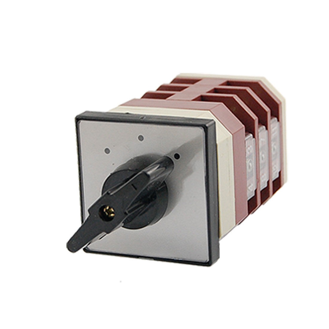 LW12-16/4 Black Rotary Handle Cam Combination Switch