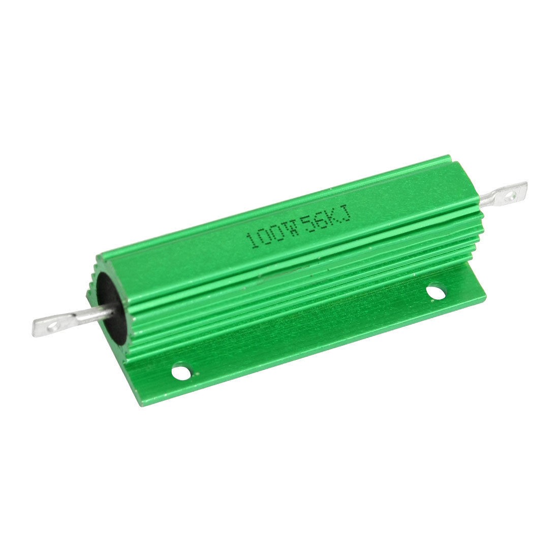 Green Aluminium Housed Wirewound Resistor 100W 56K Ohm
