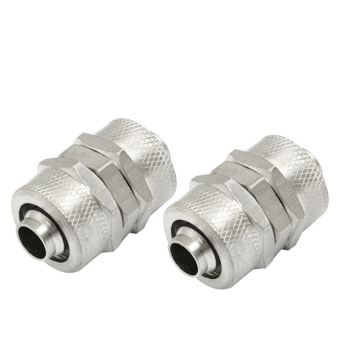 2 Pcs 8mm x 12mm Pneumatic Air Tube Quick Connector Coupler Fitting