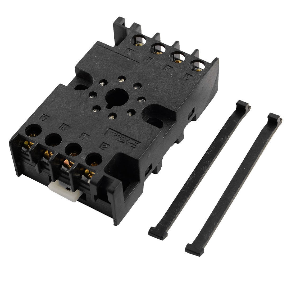 Replacement DIN Rail Mounting 8 Terminals Relay Socket Holder 
